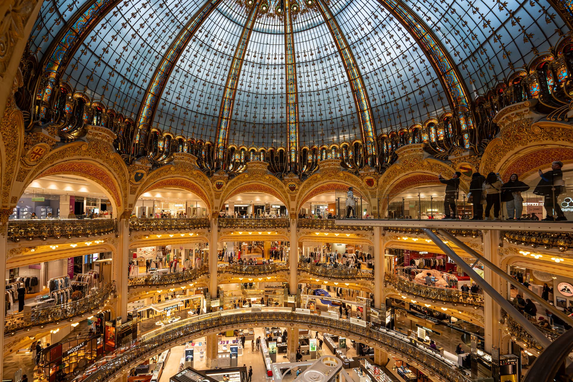 Galeries Lafayette, proches de l'Hôtel Cordélia Paris