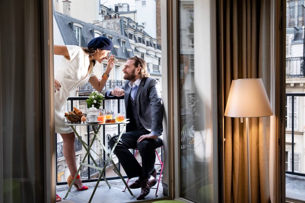 Plateau de petit-déjeuner à l'Hôtel Cordélia Paris